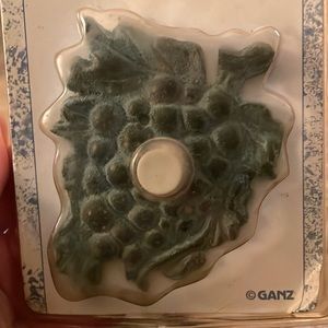 🍇Vintage GANZ Doorbell Grapes 🍇 Metal Green Patina
